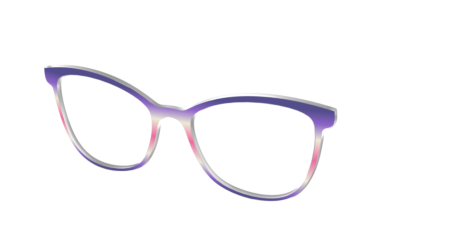 The Petunia Haze Gradient - Angle Top Image - Pair Eyewear