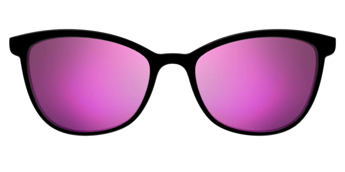 The Polarized Pink Reflective Sun Top - Front Top Image - Pair Eyewear