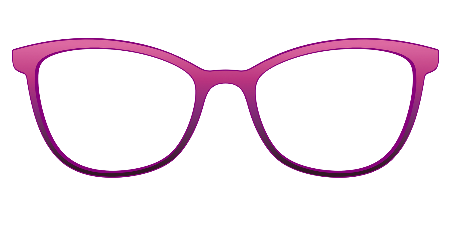 The Pink to Plum Gradient - Front Top Image - Pair Eyewear