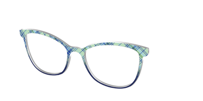 The Poetic Plaid - Angle Top Thumbnail - Pair Eyewear