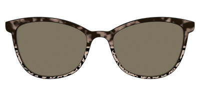 The Polarized Ink Blot Tortoise Split Sun Top - Front Top Thumbnail - Pair Eyewear