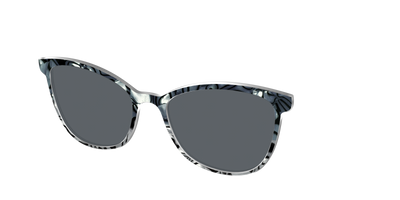 The Polarized Zebra Pearl Split Sun Top - Angle Top Thumbnail - Pair Eyewear
