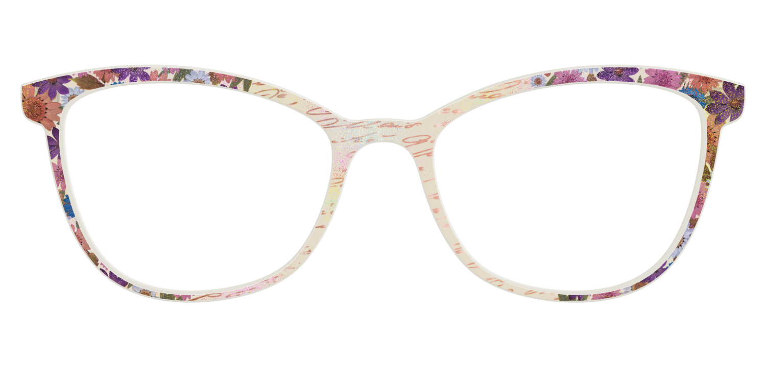 The Pressed Flowers with Foil Crystal - Front Top Image - Pair Eyewear