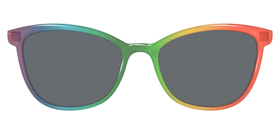 The Polarized Rainbow Gradient Sun Top - Front Top Thumbnail - Pair Eyewear