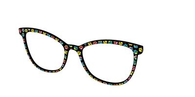 The Rainbow Paw Print - Angle Top Thumbnail - Pair Eyewear