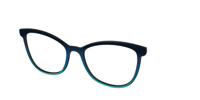 The Royal Blue to Seafoam Gradient - Angle Top Thumbnail - Pair Eyewear