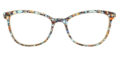 The Seashell Tortoise with Holographic Glitter - Front Top Thumbnail - Pair Eyewear