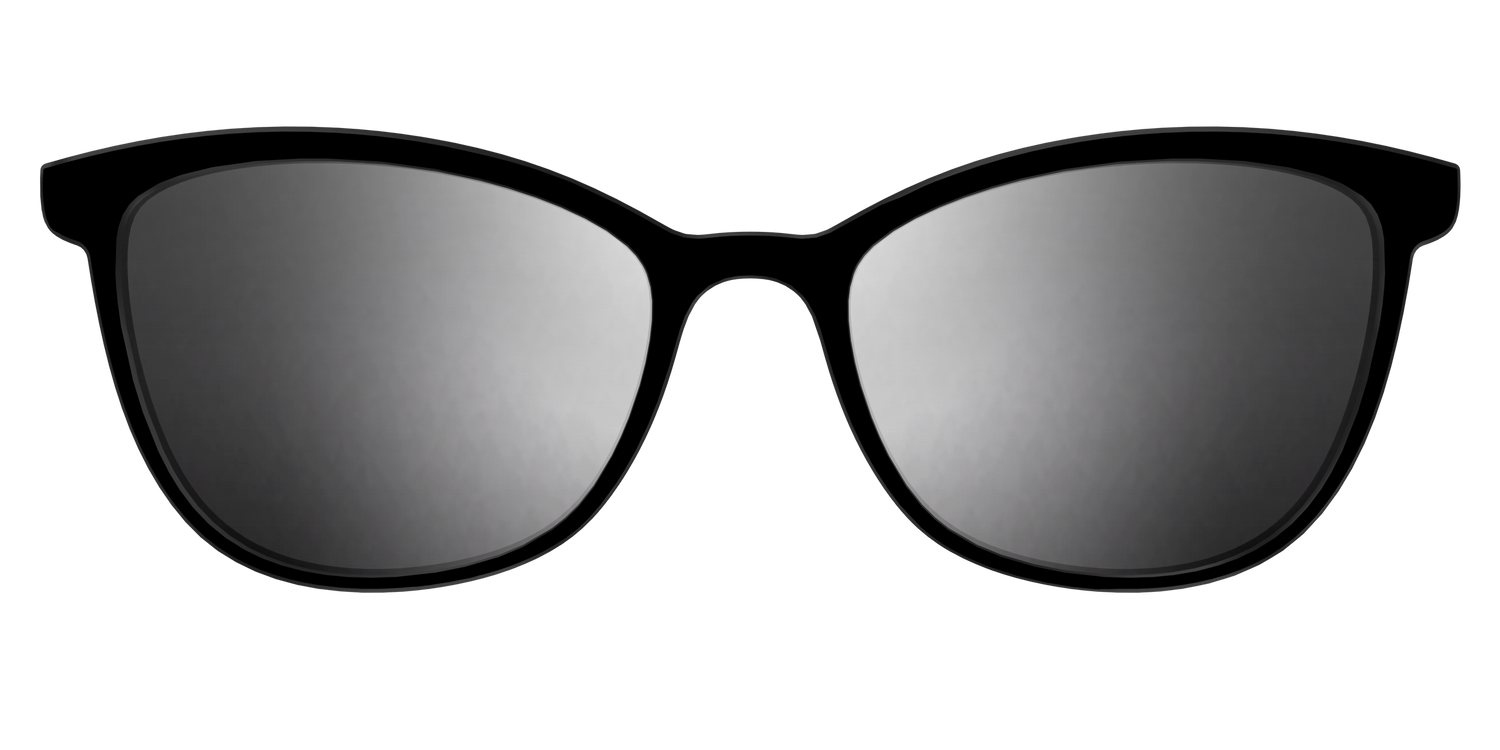 The Polarized Silver Reflective Sun Top - Front Top Image - Pair Eyewear