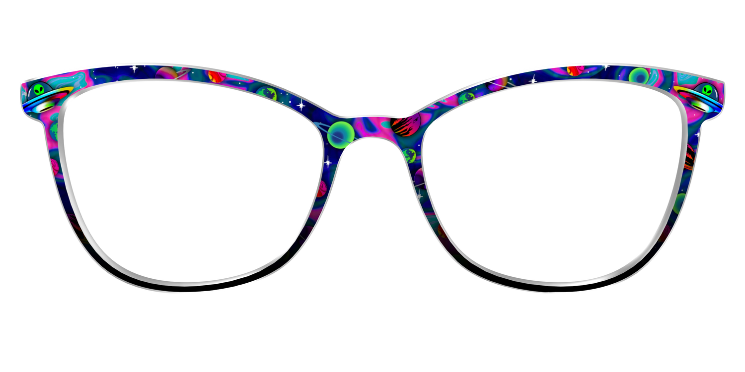 The Space Invasion Marble - Front Top Image - Pair Eyewear