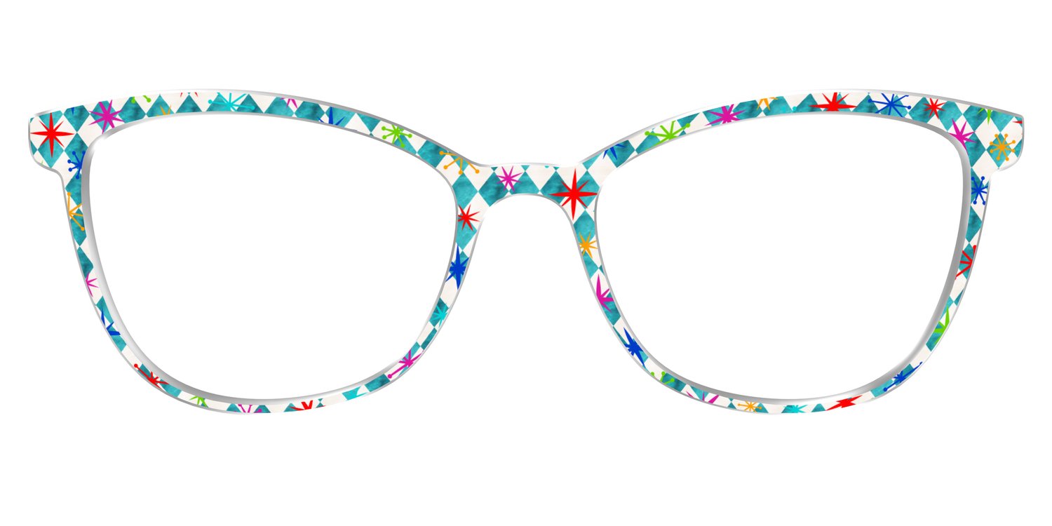 The Starburst Diamonds - Front Top Image - Pair Eyewear