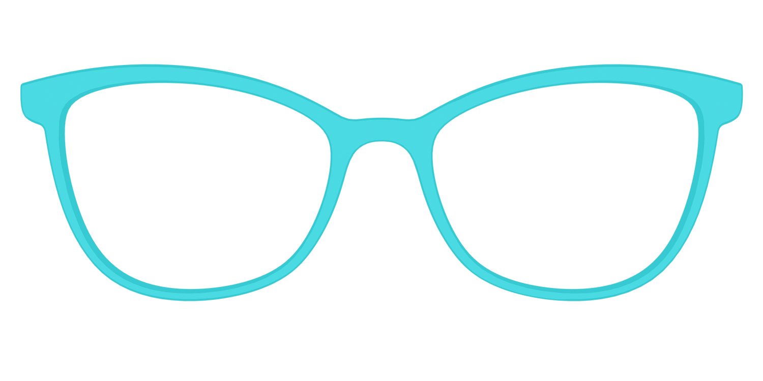 The Turquoise - Front Top Image - Pair Eyewear