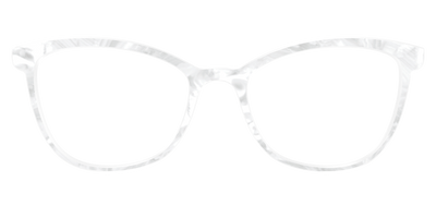 The White Pearlescent - Front Top Thumbnail - Pair Eyewear