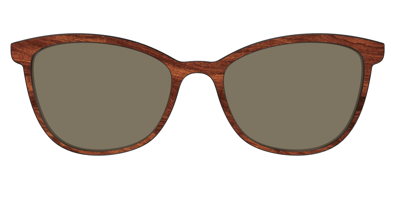 The Polarized Woodgrain Sun Top - Front Top Image - Pair Eyewear