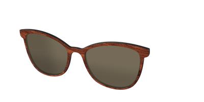 The Polarized Woodgrain Sun Top - Angle Top Thumbnail - Pair Eyewear