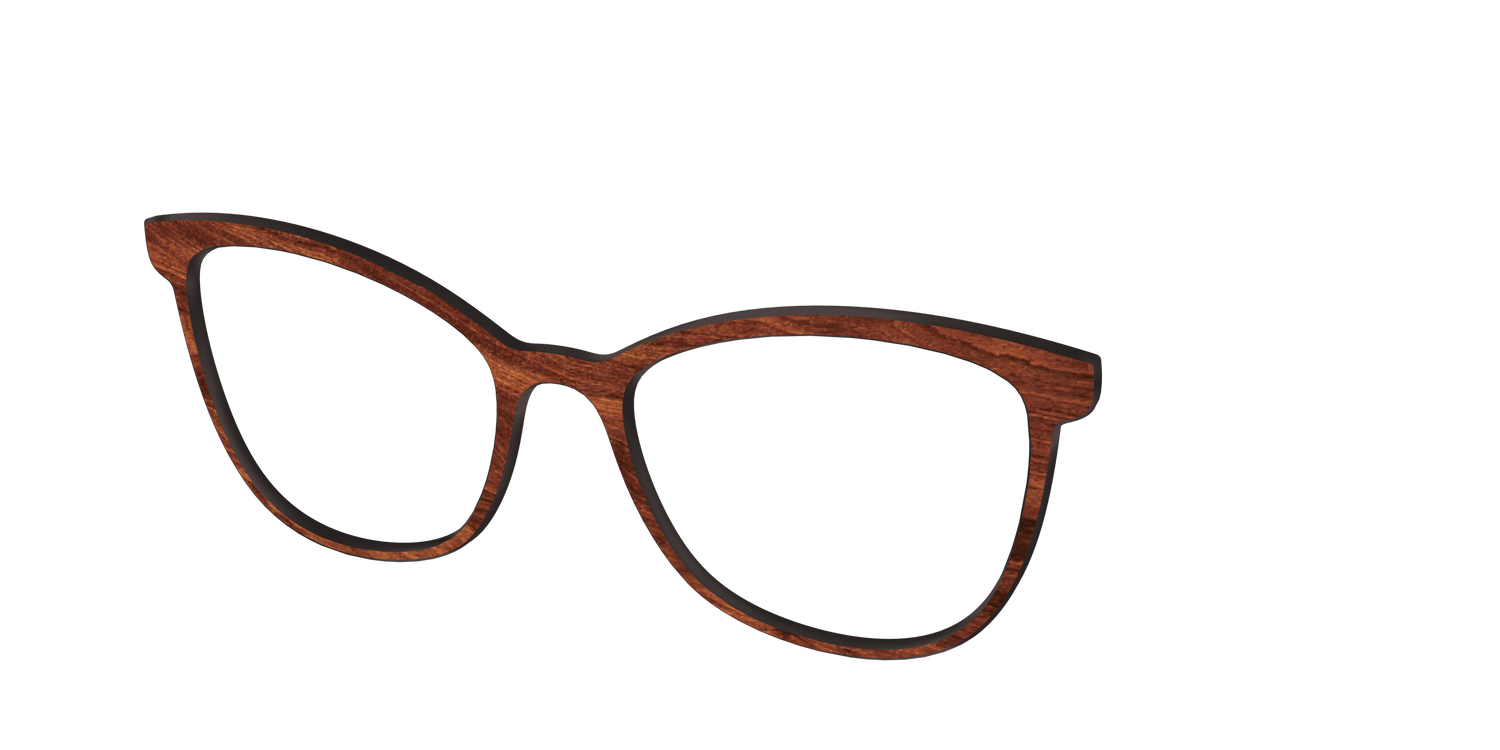 The Woodgrain - Angle Top Image - Pair Eyewear
