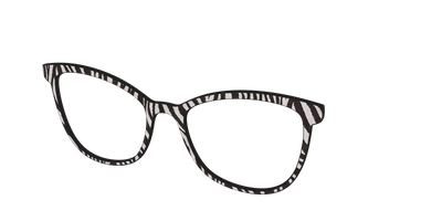 The Zebra Stripes - Angle Top Thumbnail - Pair Eyewear