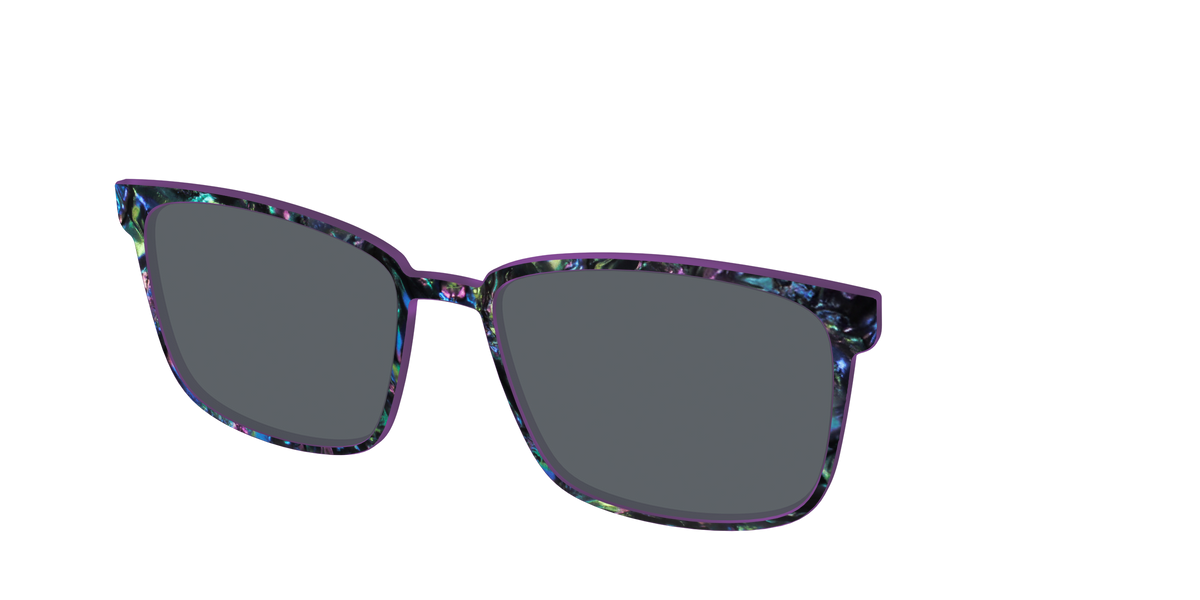The Polarized Abalone Sun Top - Angle Top Image - Pair Eyewear