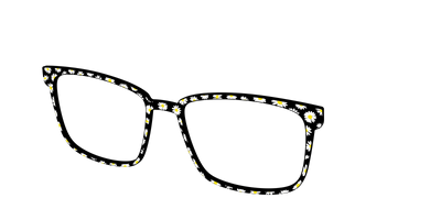 The Black Daisy - Angle Top Thumbnail - Pair Eyewear
