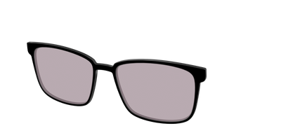 The Black with Gray Gaming lens - Angle Top Thumbnail - Pair Eyewear