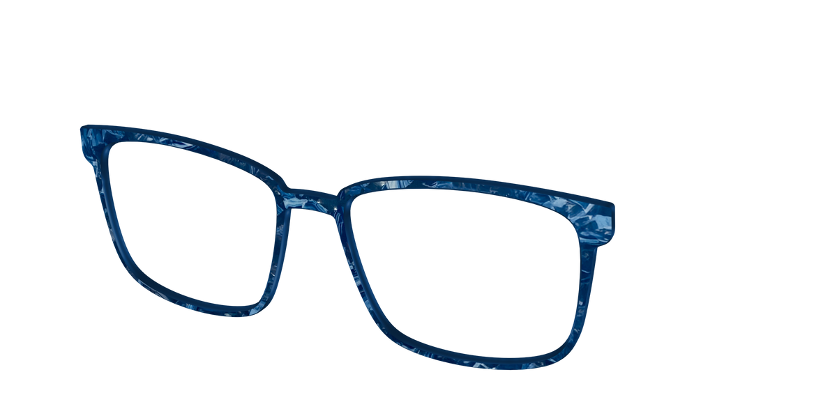 The Deep Slate Pearl Marble - Angle Top Image - Pair Eyewear