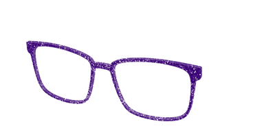 The Electric Purple Sparkle - Angle Top Thumbnail - Pair Eyewear