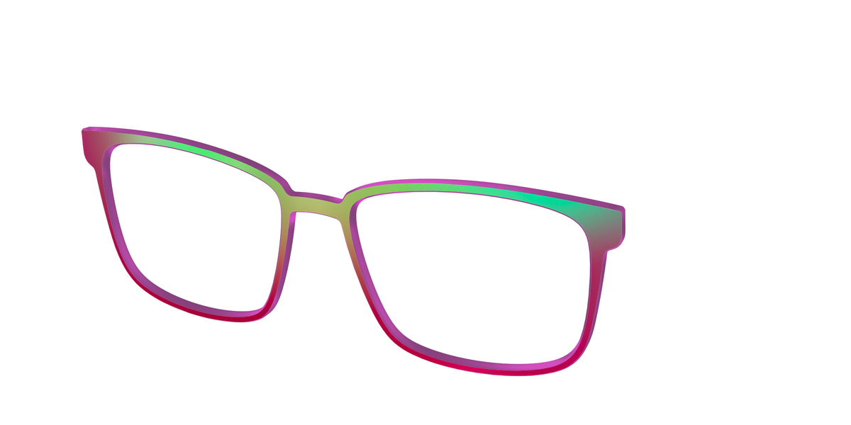 The Guava Ombre - Angle Top Image - Pair Eyewear