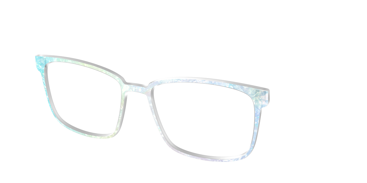 The Iridescent Pearl Marble Crystal - Angle Top Image - Pair Eyewear