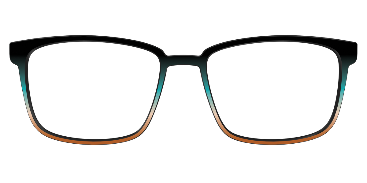 The Onyx to Rust Gradient - Front Top Image - Pair Eyewear