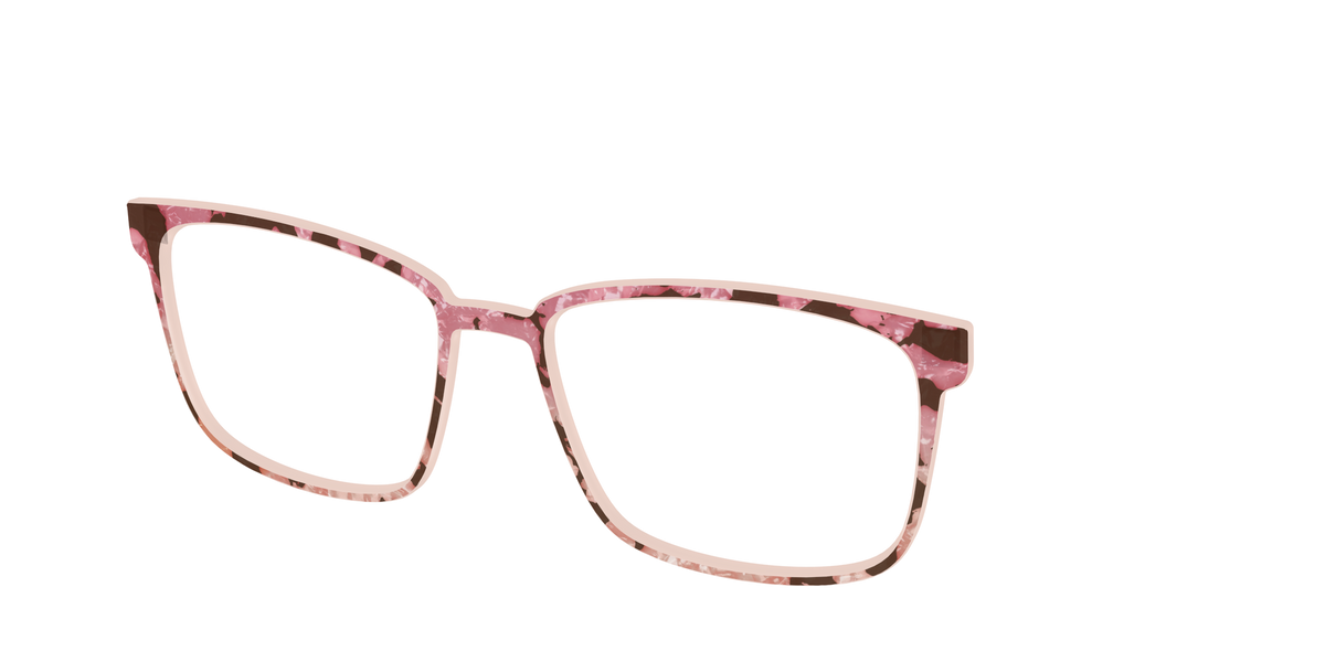 The Pale Peach Pearl Tortoise - Angle Top Image - Pair Eyewear