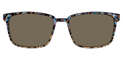 The Polarized Oasis Tortoise Split Sun Top - Front Top Thumbnail - Pair Eyewear