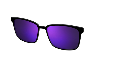 The Polarized Purple Reflective Sun Top - Angle Top Thumbnail - Pair Eyewear