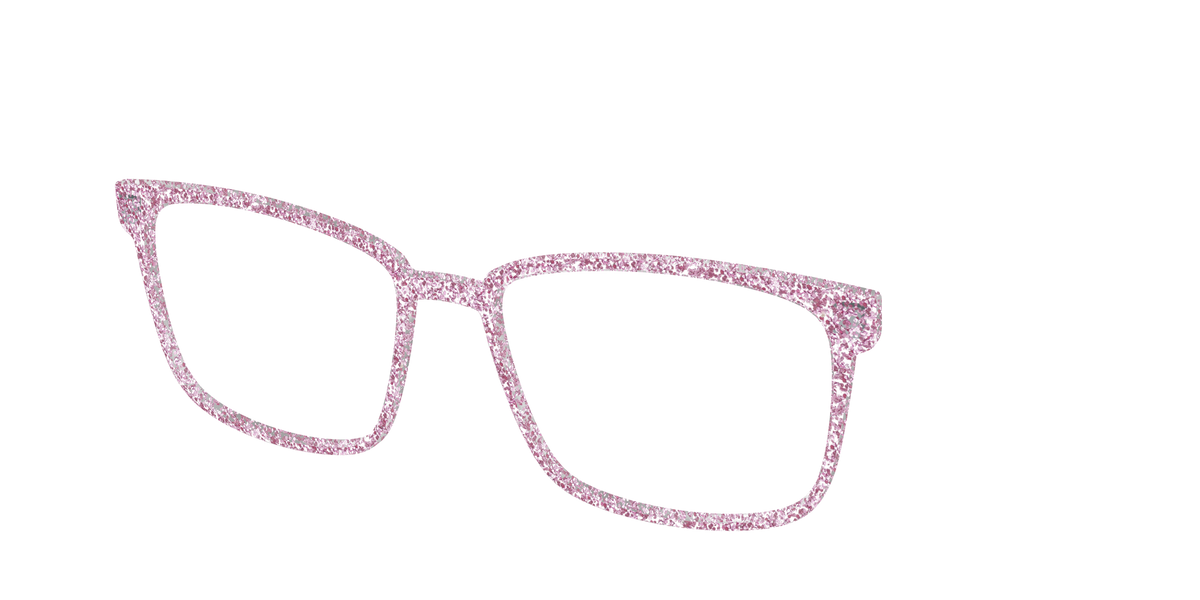 The Rose Gold Sparkle - Angle Top Image - Pair Eyewear