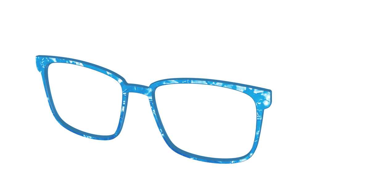 The Topaz Pearl Marble - Angle Top Image - Pair Eyewear
