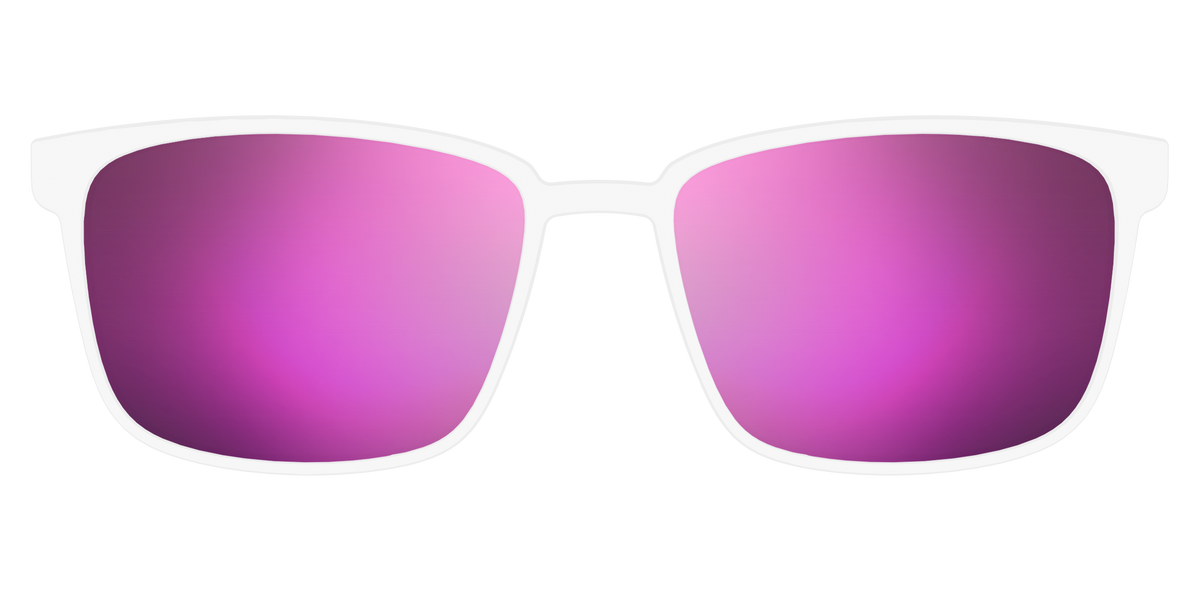The Polarized White Sun Top - Front Top Image - Pair Eyewear