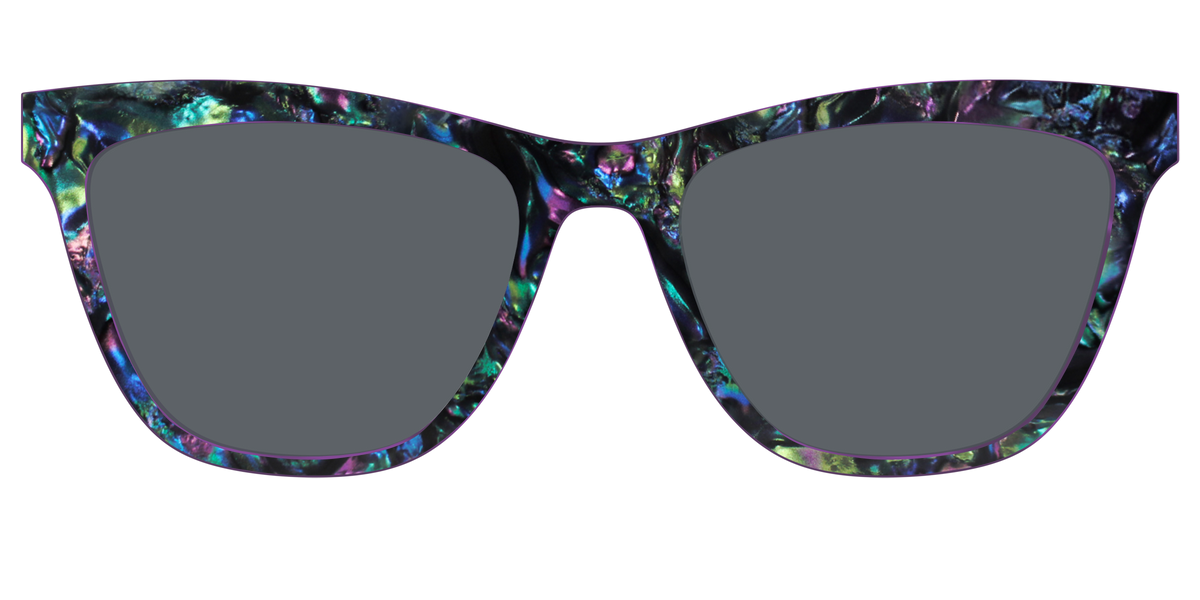 The Polarized Abalone Sun Top - Front Top Image - Pair Eyewear
