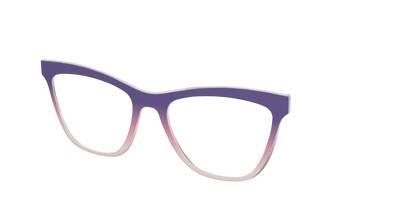 The Acai to Blush Gradient - Angle Top Thumbnail - Pair Eyewear