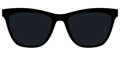 The Non-Polarized Black Sun Top - Front Top Thumbnail - Pair Eyewear