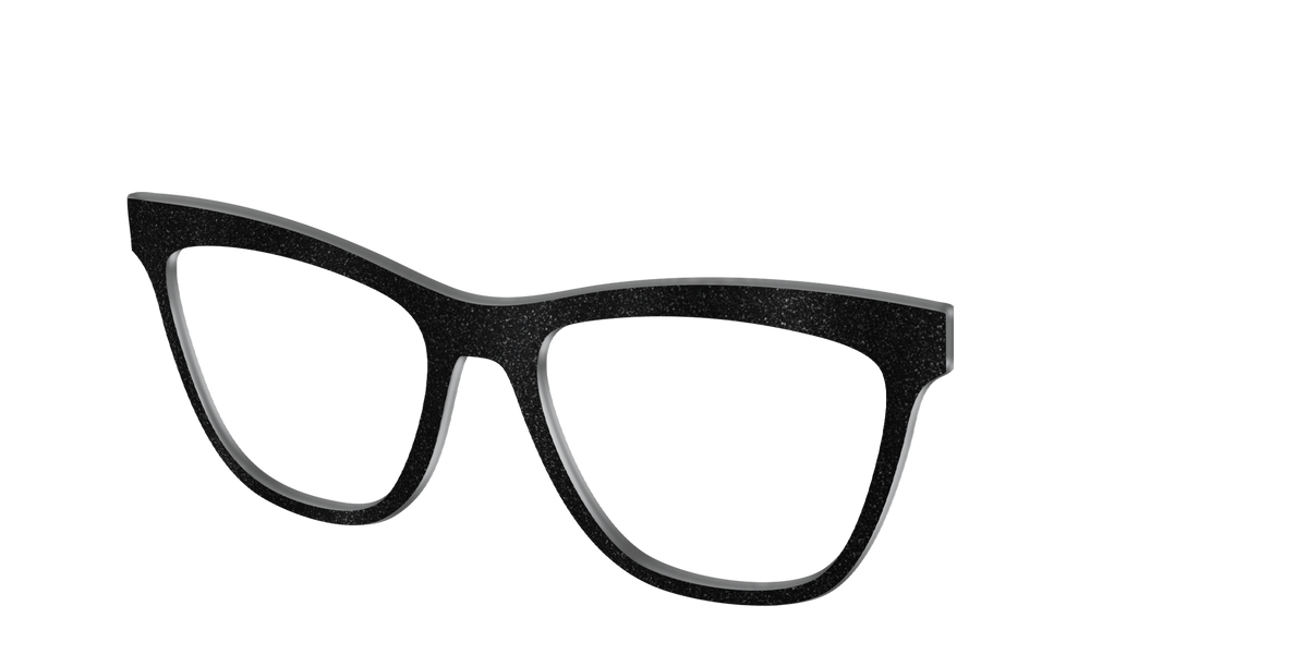The Black Shimmer - Angle Top Image - Pair Eyewear