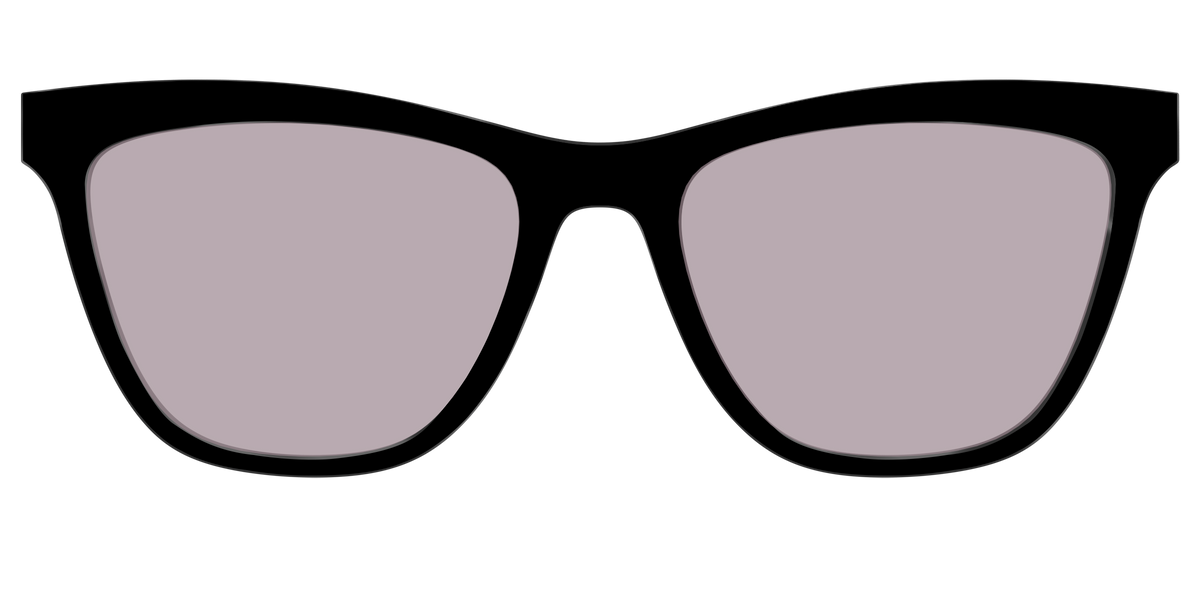 The Black with Gray Gaming lens - Front Top Image - Pair Eyewear