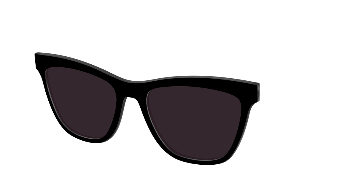 The Black with Urban Explorer lens - Angle Top Image - Pair Eyewear