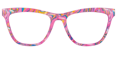 The Bubble Gum Pearl Marble - Front Top Thumbnail - Pair Eyewear
