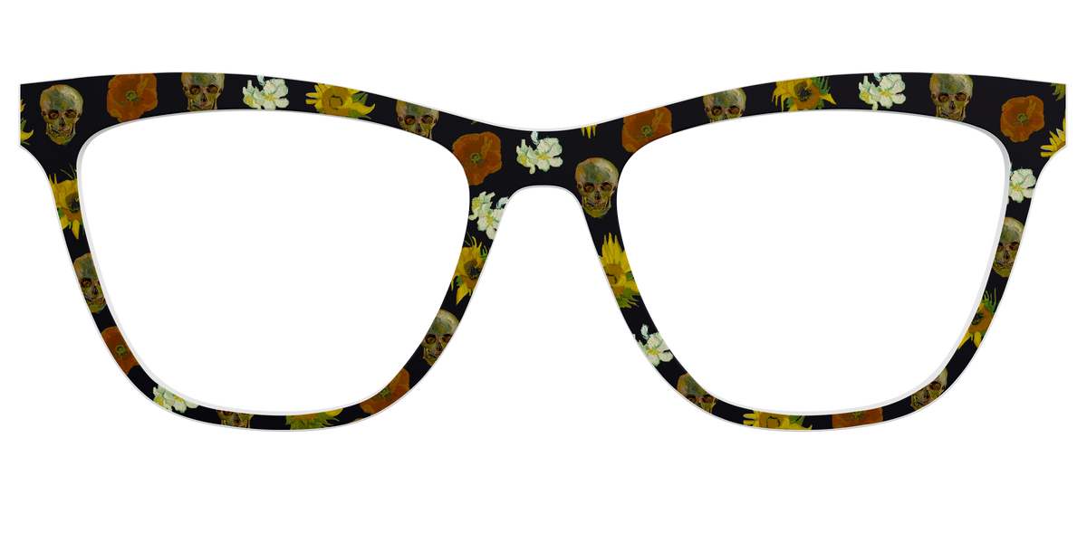 The Floral Skulls - Front Top Image - Pair Eyewear