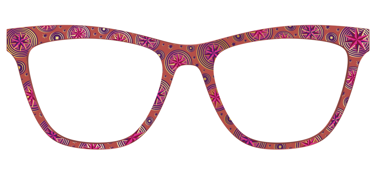 The Gold Foil Luna Lovegood™ - Front Top Image - Pair Eyewear