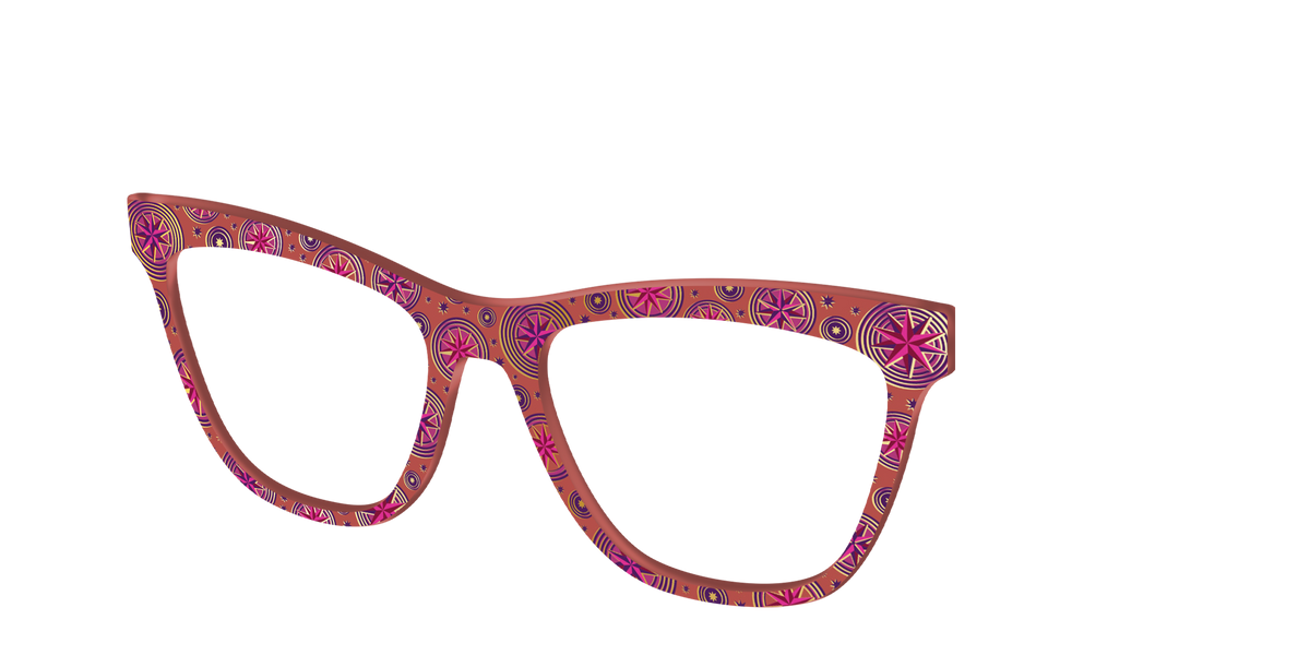 The Gold Foil Luna Lovegood™ - Angle Top Image - Pair Eyewear