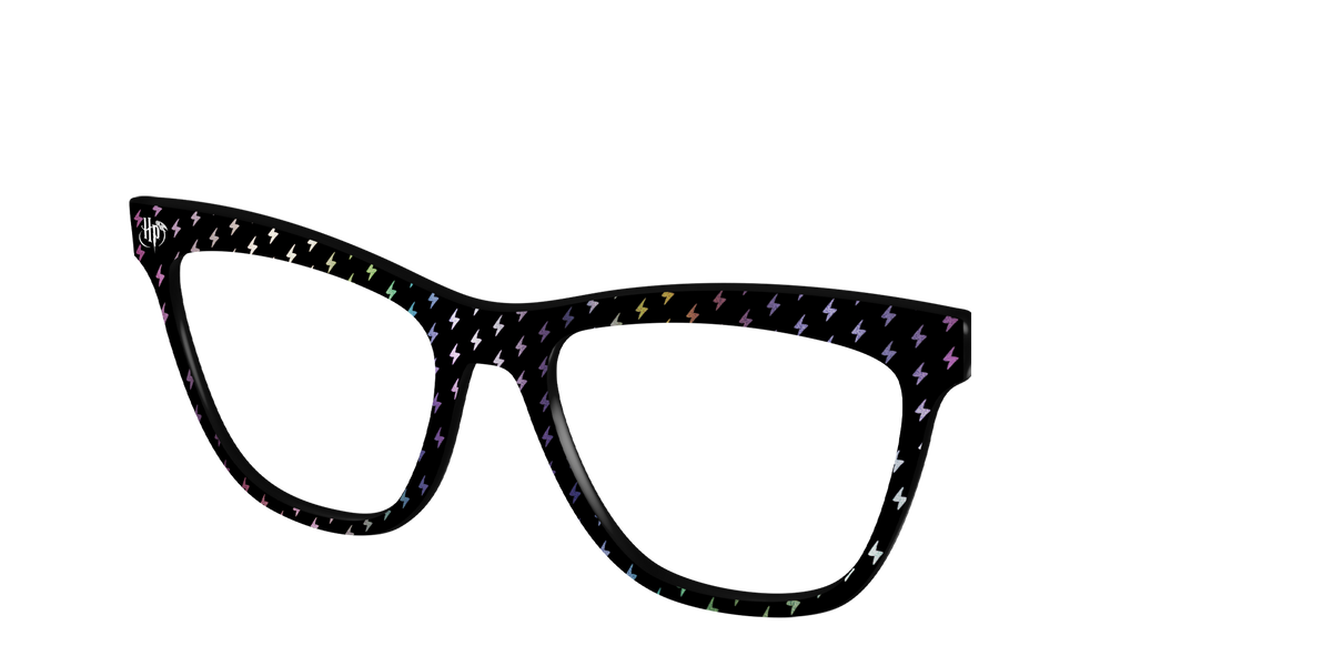 The Holographic Lightning Bolts - Angle Top Image - Pair Eyewear