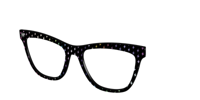 The Holographic Lightning Bolts - Angle Top Thumbnail - Pair Eyewear