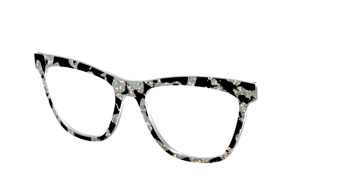 The Holographic Mottled Tortoise - Angle Top Image - Pair Eyewear