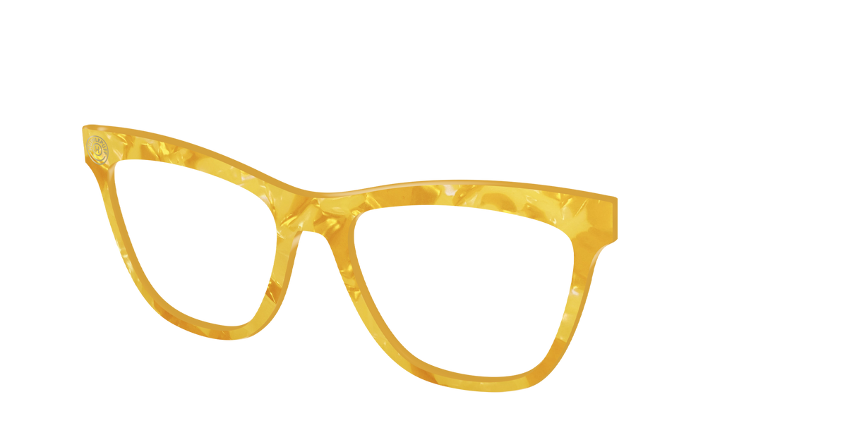 The Hufflepuff™ Pearl Tortoise - Angle Top Image - Pair Eyewear