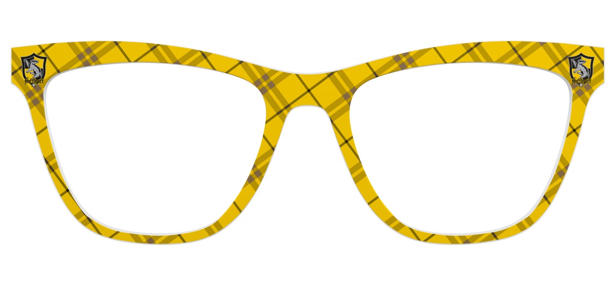 The Hufflepuff™ Plaid - Front Top Image - Pair Eyewear