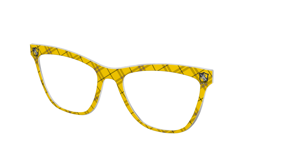 The Hufflepuff™ Plaid - Angle Top Image - Pair Eyewear